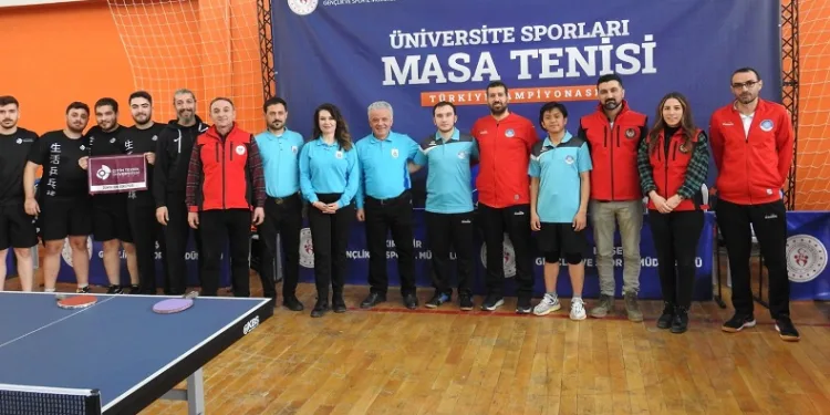 Üniversite Sporları Masa Tenisi Türkiye Şampiyonası Kırşehir’de başladı