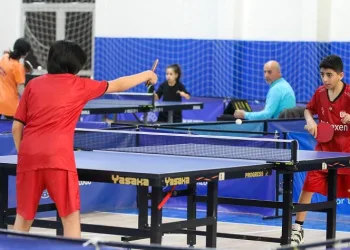 Sivas’ta masa tenisi il birinciliği düzenlendi