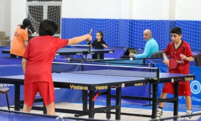 Sivas’ta masa tenisi il birinciliği düzenlendi