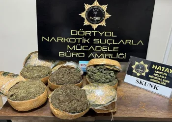 7 kilo uyuşturucu ele geçirildi