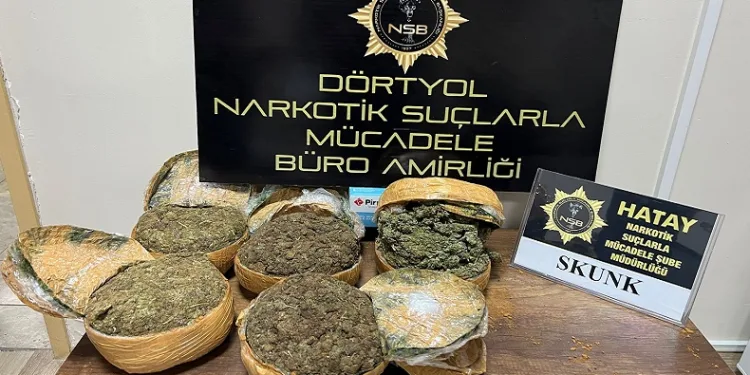 7 kilo uyuşturucu ele geçirildi