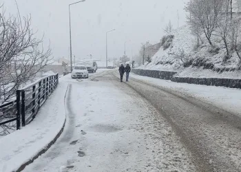 Tunceli’de kar yağışı etkili olmaya başladı