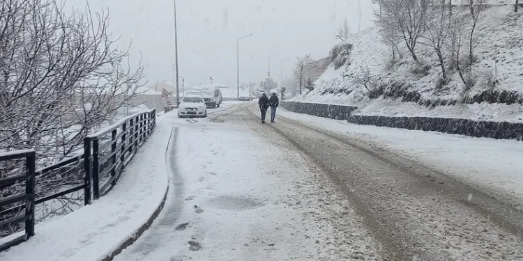 Tunceli’de kar yağışı etkili olmaya başladı
