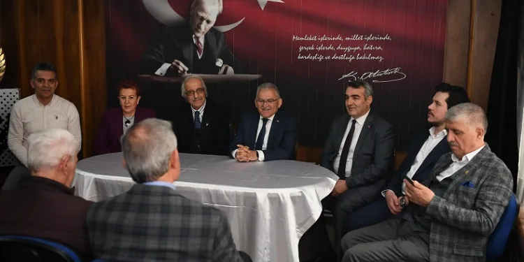 Başkan Büyükkılıç’tan ADD Kayseri Şubesine ziyaret