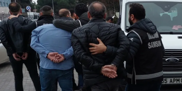 Samsun’da suç örgütüne operasyon