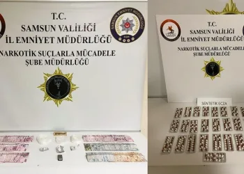 Samsun’da uyuşturucu uygulaması: 25 kişi yakalandı