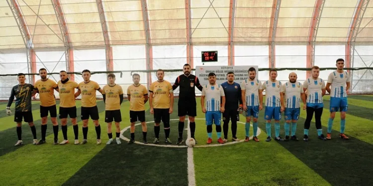 Kütahya OBM’de halı saha futbol turnuvası