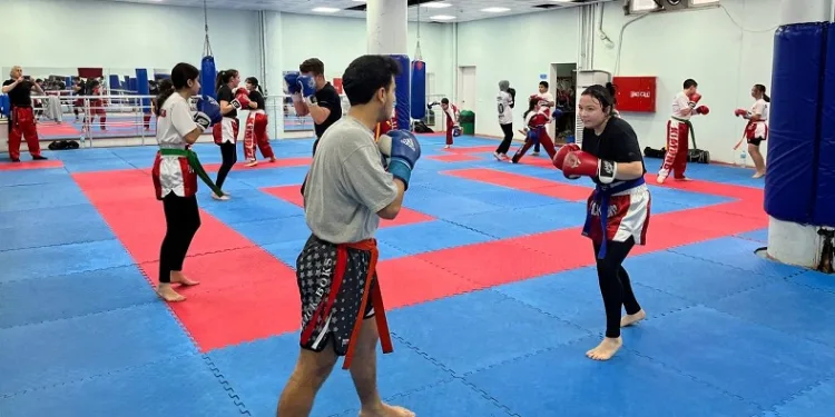 Aydın’da kick boks eğitimleri devam ediyor