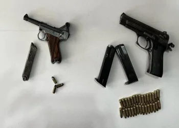 2 adet ruhsatsız tabanca ele geçirildi