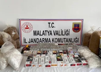 Malatya’da jandarmadan kaçak tütün operasyonu
