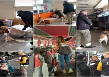 Polis ekiplerinden otobüslerde ‘Narko Alan’ uygulaması
