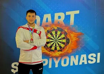 Dart Türkiye şampiyonasında 2. oldu