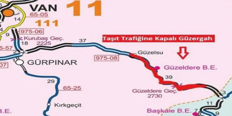 Çığ riski nedeniyle Van-Hakkari karayolu ulaşıma kapatıldı