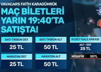 Adana Demirspor – Fatih Karagümrük maçının biletleri satışa çıkıyor