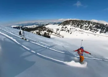Sahara Milli Parkı, snowboard tutkunlarının yeni gözdesi oldu