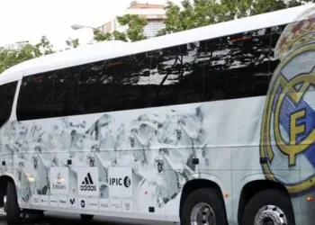 Real Madrid takım otobüsü kaza yaptı!