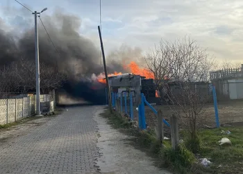 Evde tüp patladı: Yaşlı adam yanarak can verdi