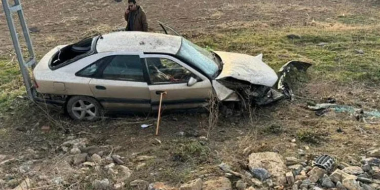 Kayseri’de otomobil şarampole uçtu: 1 yaralı