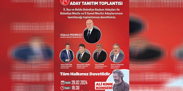 MHP aday tanıtım toplantısı Çarşamba günü gerçekleşecek
