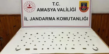 Amasya’da Roma dönemine ait 68 tarihi eser ele geçirildi