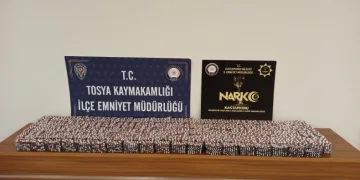 Kastamonu’da binlerce sentetik ecza hapı ele geçirildi:2 gözaltı