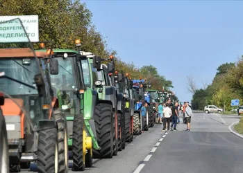 Bulgaristan’da çiftçi protestosu
