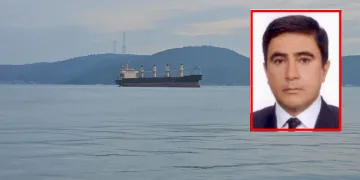 Kılavuz kaptan denize düşerek hayatını kaybetti