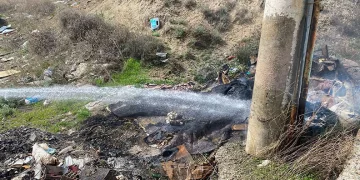 Kablodan çıkan kıvılcım yangına sebep oldu