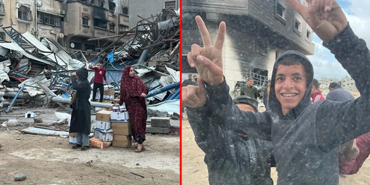 Güney Kıbrıs’tan deniz yoluyla ilk kez gönderilen yardımlar Gazze’nin kuzeyine ulaştı