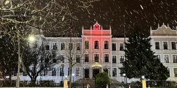 Mart ayında Bolu’da lapa lapa kar yağdı