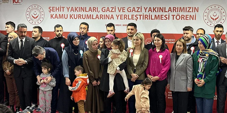 Kamuya şehit yakını, gazi ve gazi yakını ataması