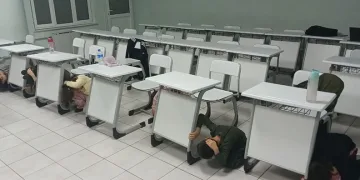 Aydın’da deprem anı tatbikatı yapıldı