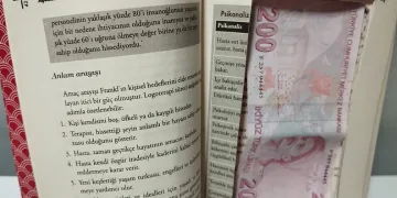 Kitabın arasına gizlenmiş 46 adet sahte banknot ele geçirildi
