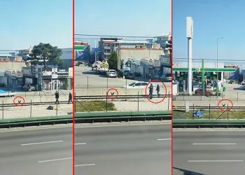 Bursa’da sahibinin elinden kaçan horoz metro raylarına çıktı