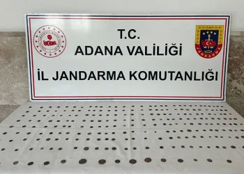 Adana’da 250 Bizans sikkesi ele geçirildi