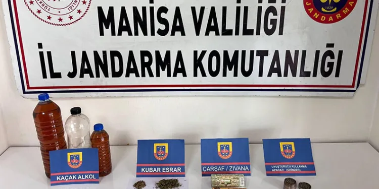 Salihli’de yol uygulamasında uyuşturucu ele geçirildi