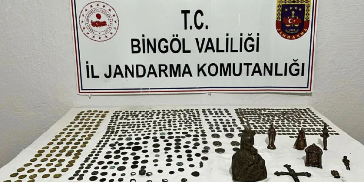 Bingöl’de tarihi eser kaçakçılığı operasyonu
