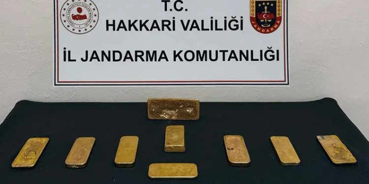 Piyasa değeri 37 milyon TL olan külçe altın ele geçirildi