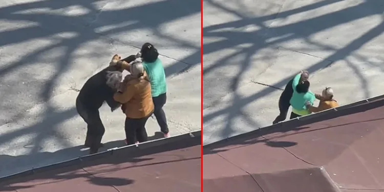 Bursa’da kadınlar birbirine girdi