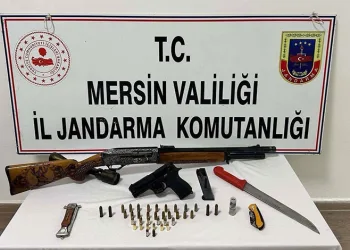 Mersin’de silah kaçakçılığı operasyonu: 4 tutuklama