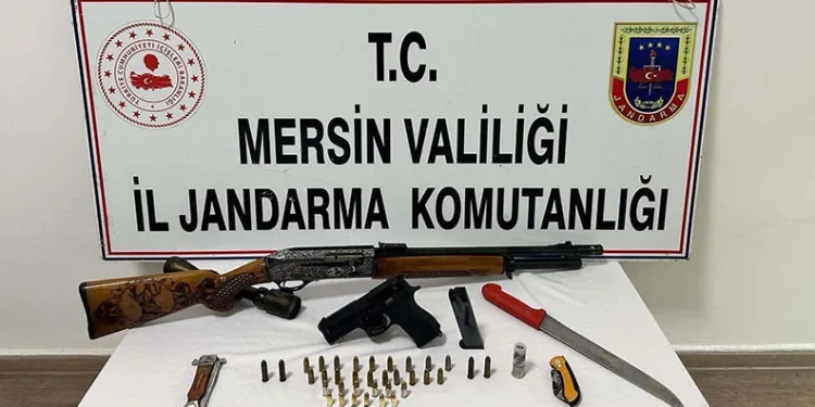 Mersin’de silah kaçakçılığı operasyonu: 4 tutuklama