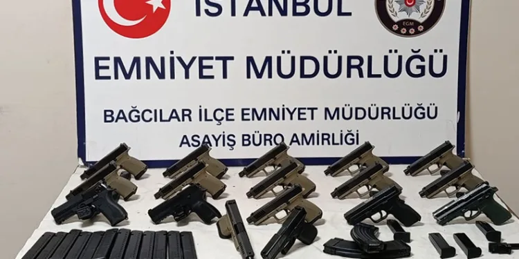 İstanbul’da yasa dışı silah ticareti operasyonu
