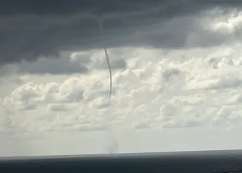 Alanya açıklarında hortum