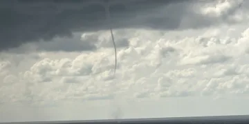 Alanya açıklarında hortum