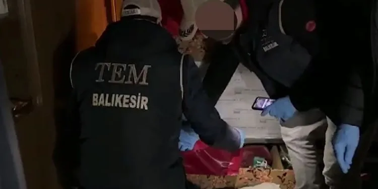 Balıkesir’de terör operasyonu