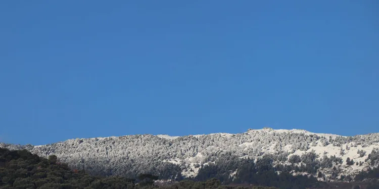 Madran Dağı’nda kar sürprizi