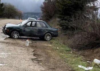Otomobil ağaca çarptı: 3 yaralı