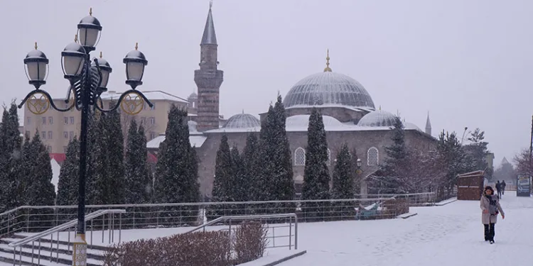 Erzurum’da Mart kapıdan baktırdı