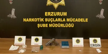 Erzurum’da uyuşturucu operasyonu: 6 kişi yakalandı