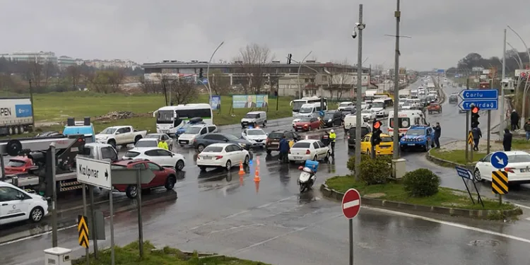 Kaza anı kamerada: 360 derece döndü
